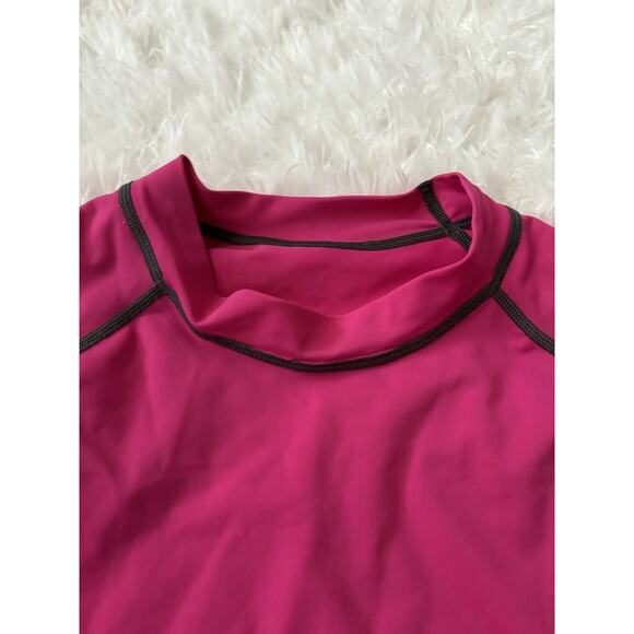 Sporti Adult Sz. XXL Pink Short Sleeved Rashguard. Great Top - Picture 3 of 12